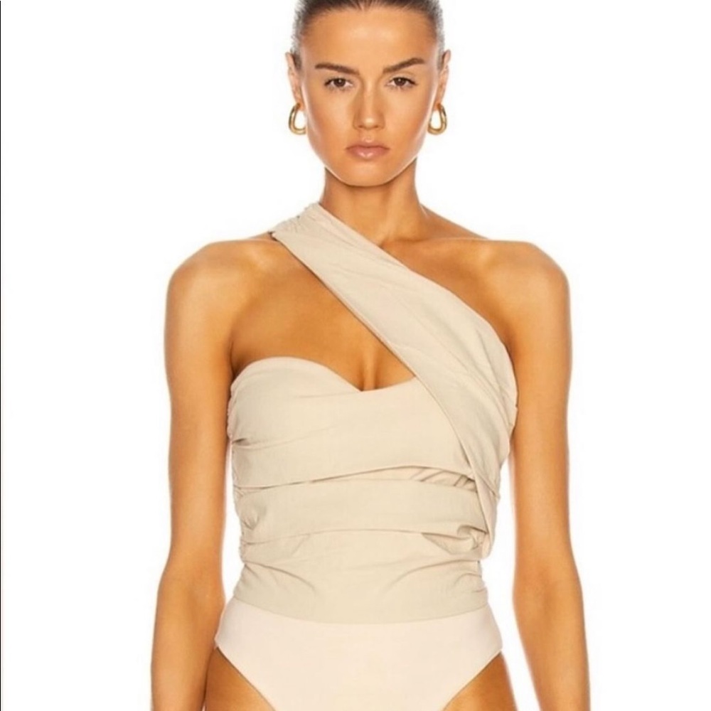 Atoir never really over body suit in tan